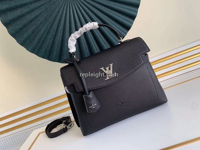 LOUIS VUITTON-M51395 루이비통 느와르 송아지 가죽 락미 에버 MM