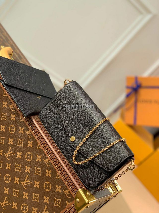 LOUIS VUITTON-M80679 루이비통 블랙 모노그램 앙프렝뜨 펠리시 포쉐트