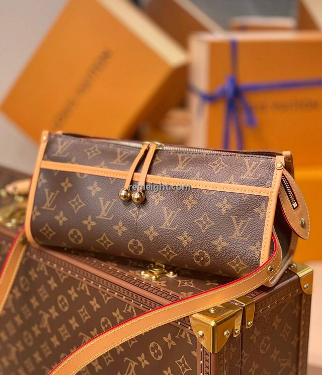 LOUIS VUITTON-M40008 루이비통 모노그램 포핀코트 롱숄더