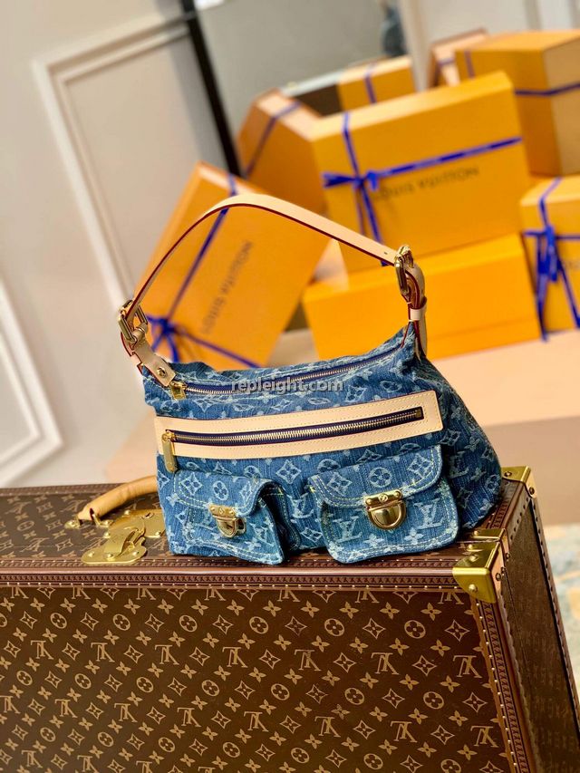 LOUIS VUITTON-M44464 루이비통 모노그램 데님 숄더백