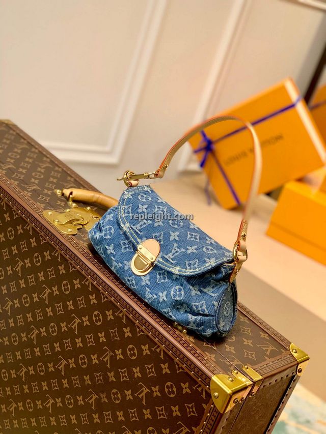 LOUIS VUITTON-M95050  루이비통 모노그램 데님 미니 플레티