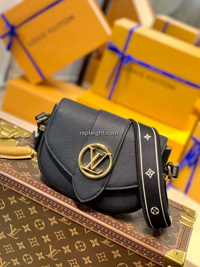 LOUIS VUITTON-M58727 루이비통 블랙 LV 퐁 뇌프 소프트 PM