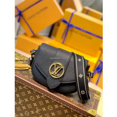 LOUIS VUITTON-M58727 루이비통 블랙 LV 퐁 뇌프 소프트 PM