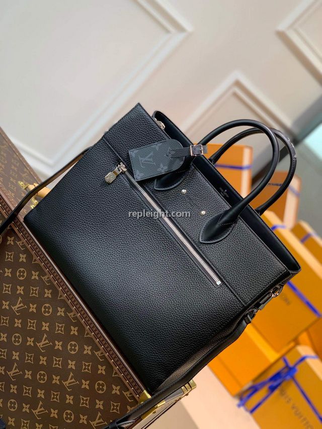 LOUIS VUITTON-M55732 루이비통 블랙 토뤼옹 가죽 카바스 비즈니스