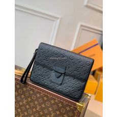 LOUIS VUITTON-M80582 루이비통 블랙 모노그램 토뤼옹 S 락 A4 파우치