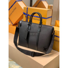 LOUIS VUITTON-M59158 루이비통 블랙 에어로그램 가죽 락 잇 토트