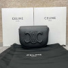 CELINE-198263 셀린느 블랙 카프스킨 FOLCO CUIR 숄더 백