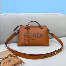 FENDI-8BL146 펜디 브라운 바이 더 웨이 미디엄 보스턴 백