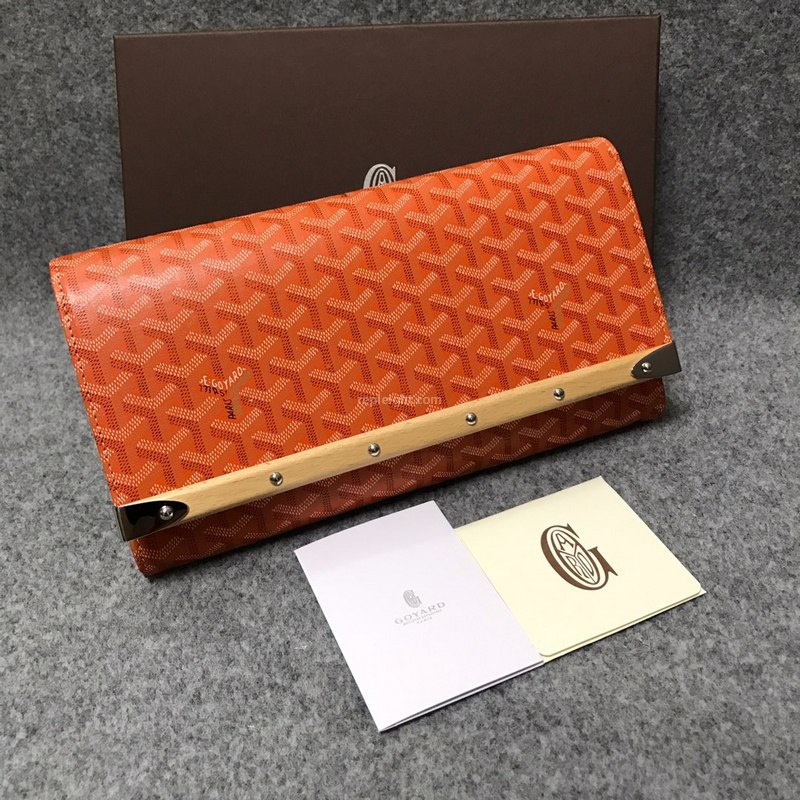 GOYARD-고야드 MONTE CARLO 몬테 카를로 오렌지 클러치 백