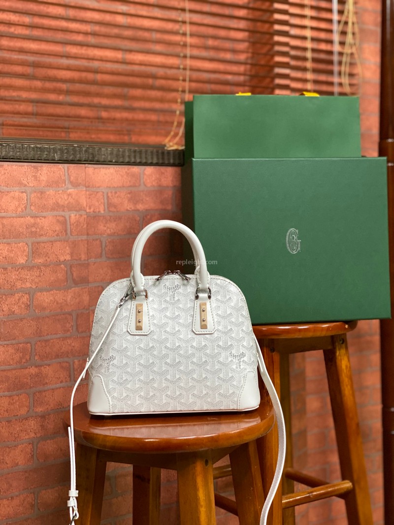 GOYARD-고야드 VENDOME 방돔 MINI 핸드백 화이트