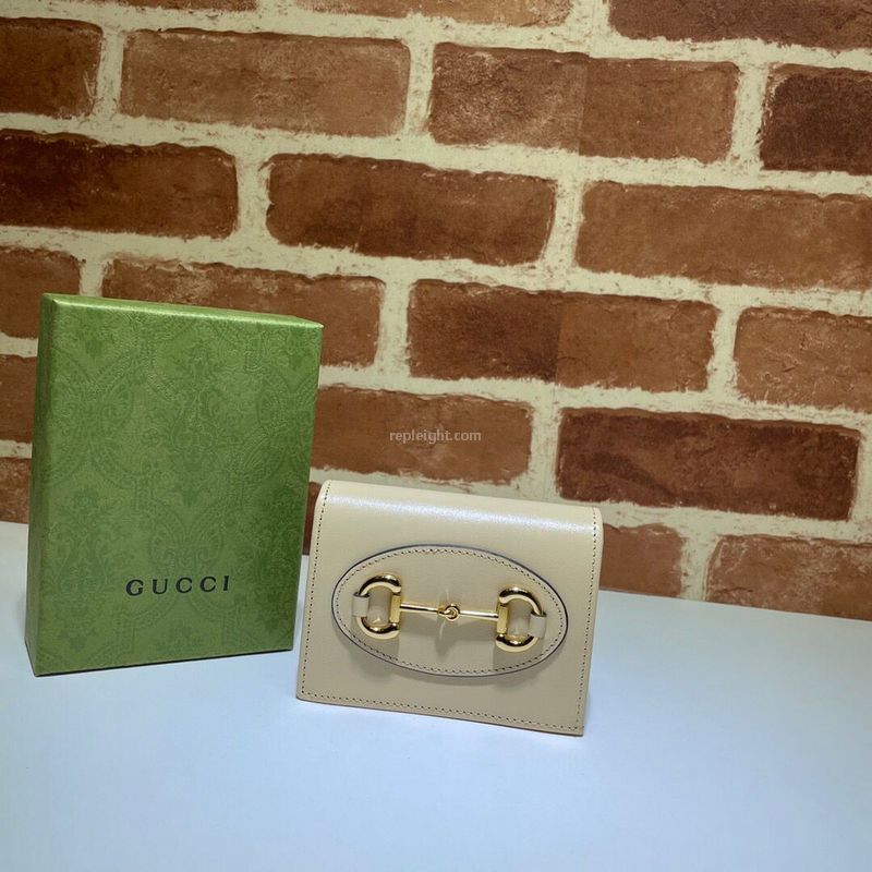 GUCCI-621887 구찌 화이트 1955 홀스빗 카드 케이스 지갑