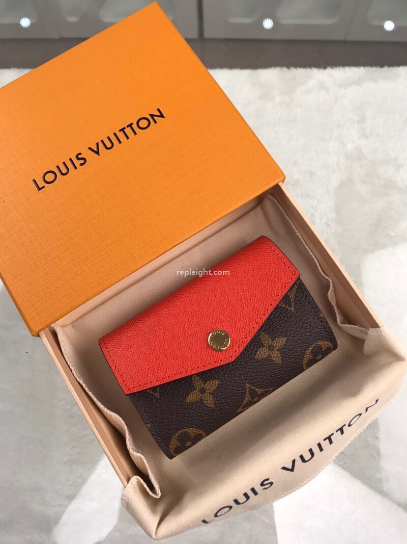 LOUIS VUITTON-M61274 루이비통 모노그램 사라 멀티 카드 월릿 Coquelicot