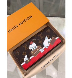 LOUIS VUITTON-M62086 루이비통 모노그램 북극곰 프린트 사라 월릿