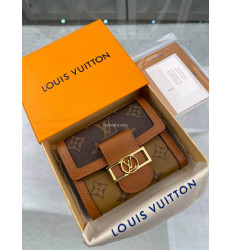 LOUIS VUITTON-M68725 루이비통 모노그램 리버스 도핀 컴팩트 월릿