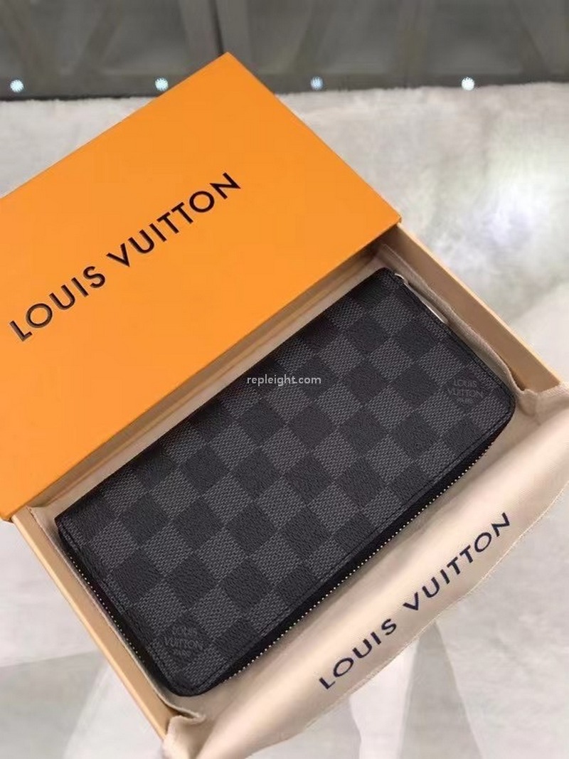 LOUIS VUITTON-N63095 루이비통 다미에 그라파이트 지피 월릿 버티컬