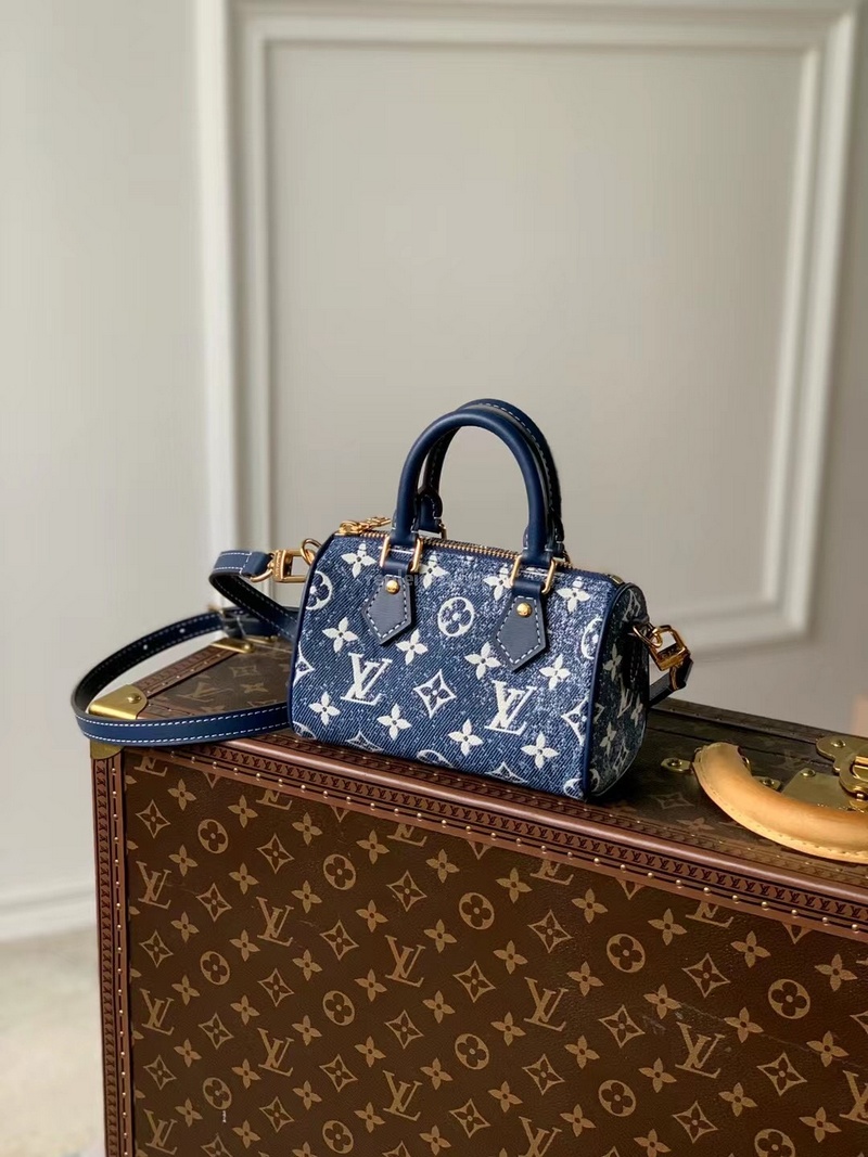 LOUIS VUITTON-M81168 루이비통 나노 스피디 데님