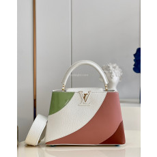 LOUIS VUITTON-M59863 루이비통 바닐라 베쥬 토뤼옹 가죽 카퓌신 BB