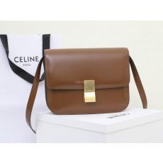 CELINE-189173DLS.04FG MEDIUM CLASSIC BAG IN BOX CALFSKIN CAMEL