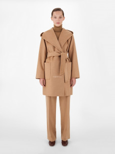 막스마라-MAXMARA - RIALTO- RIALTO - Camel colour robe coat